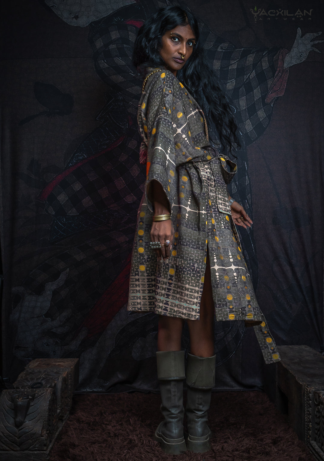 Classic Kimono / Raw Stripes - KINGCACAO